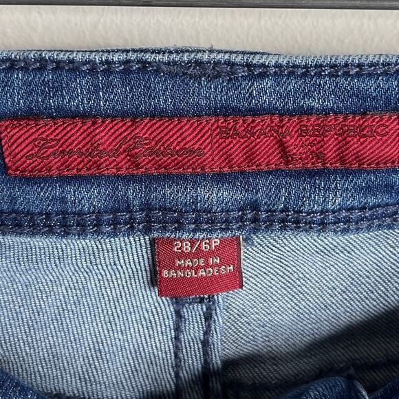 Banana Republic Women's Skinny Jeans 28/6P Low Rise Medium Wash Stretch Denim - Picture 6 of 9